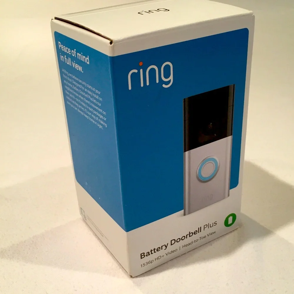 New Ring Battery-Powered HD+ Video Doorbell - Picture 1 of 4